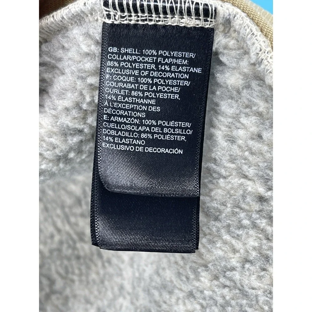 The North Face Men's L Full Zip Sweater Fleece Jacket Gray Outdoor Coat